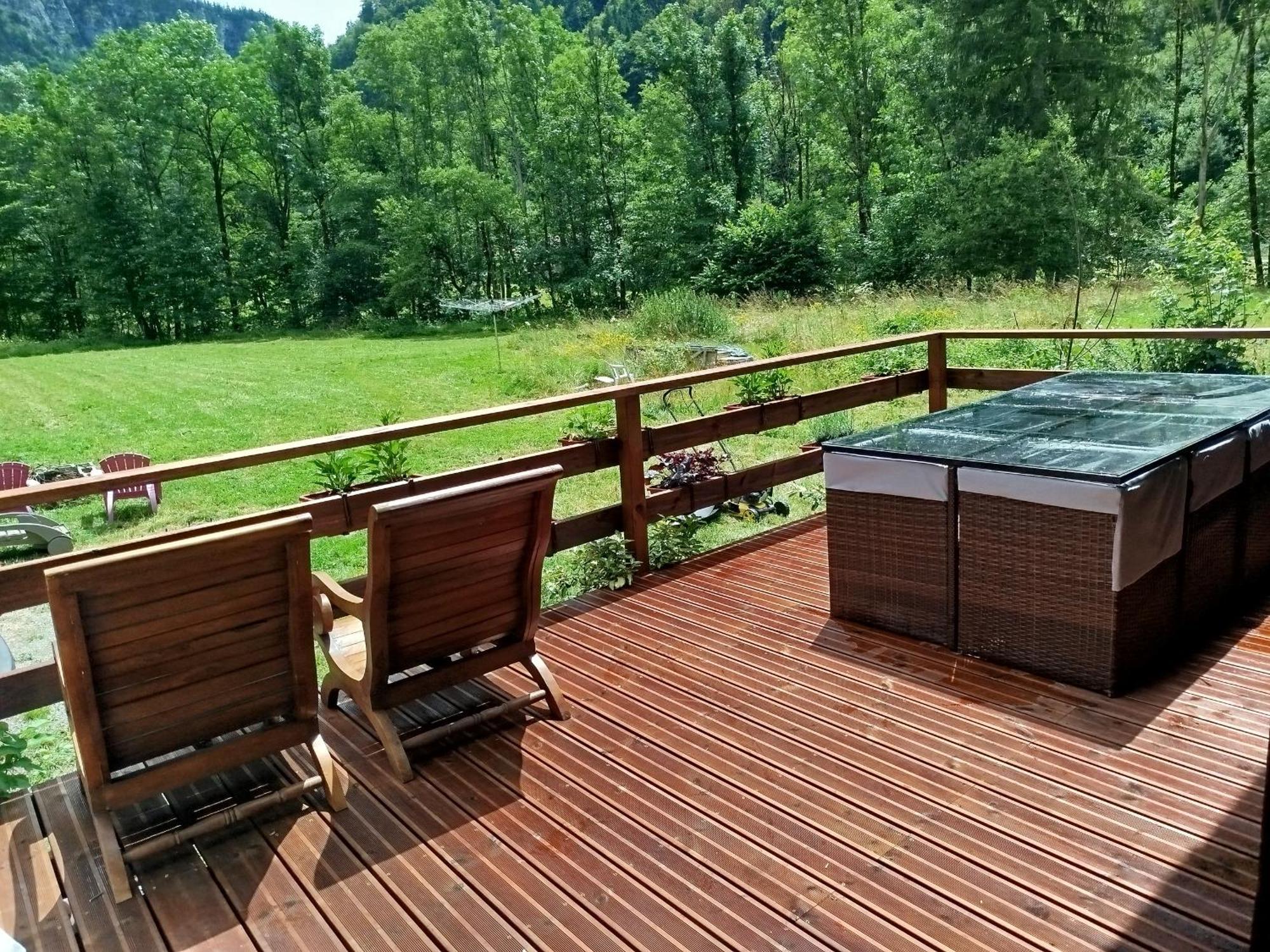 Entremont Chalet 8 Personnes + Grand Terrain Et Riviere מראה חיצוני תמונה